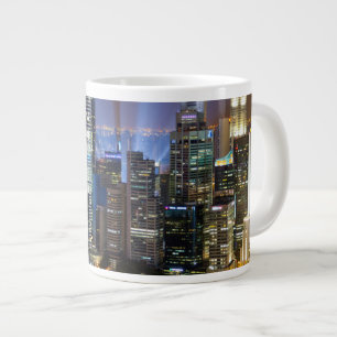 Grande Tasse Singapour centre-ville la nuit
