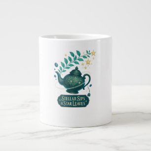 Grande Tasse Sips stellaires & Mug Feuille Star - Cosmic Tea Cu