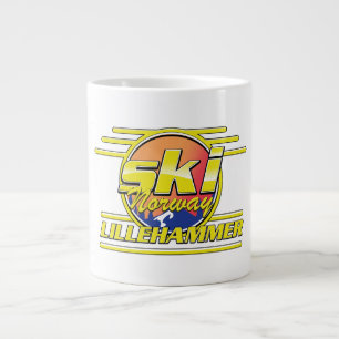 Grande Tasse Ski Norvège Lillehammer 80s vibe