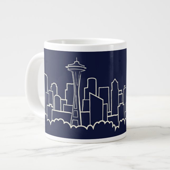 Grande Tasse Skyline de Seattle (Devant gauche)