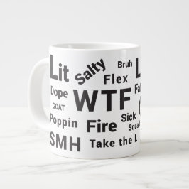 Grande Tasse Slang Sayings and Ado Talk 2019 Coffee Mug