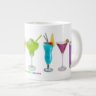 Grande Tasse SlipperyJoe's Cheers alcool cocktail orgueil neon 
