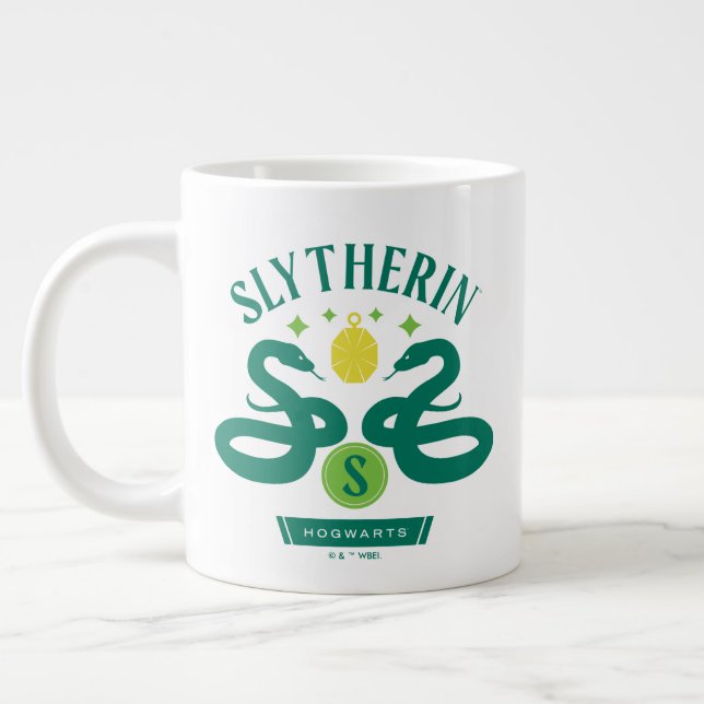 Grande Tasse SLYTHERIN™ House Double Snake Locket Graphique (Gauche)