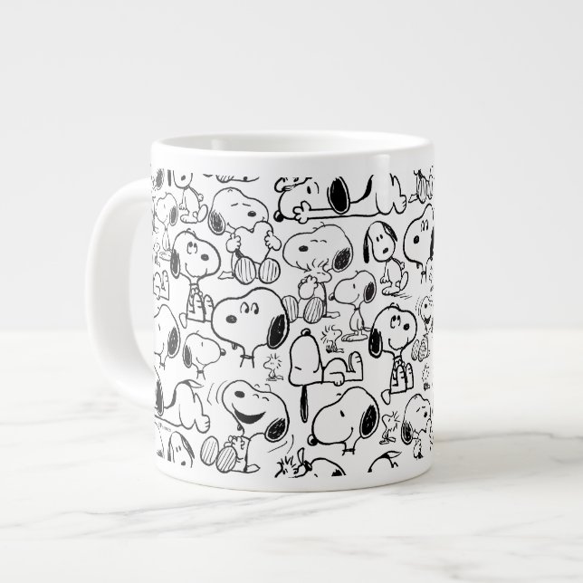 Grande Tasse Snoopy Smile Giggle Lauder Motif (Devant gauche)