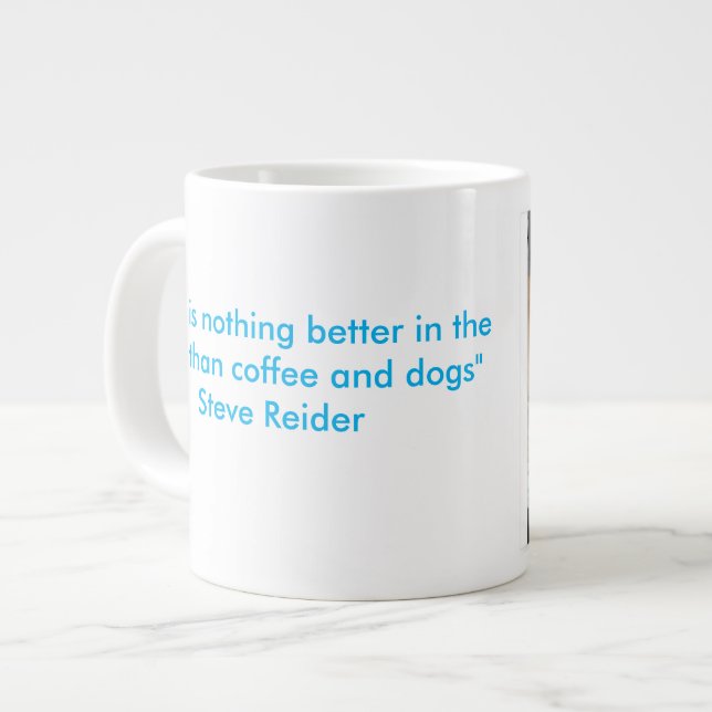 Grande Tasse Soeurs, café et chiens (Devant gauche)