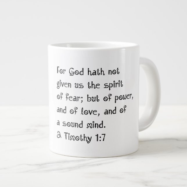 Grande Tasse Son - Jumbo Mug (Devant droit)