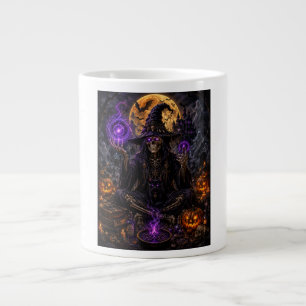 Grande Tasse Sorcier squelette – Magie sombre d'Halloween