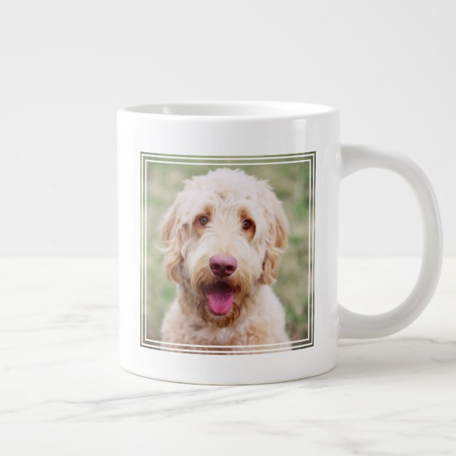 Grande Tasse Souriant d'endoodle doré (Droite)