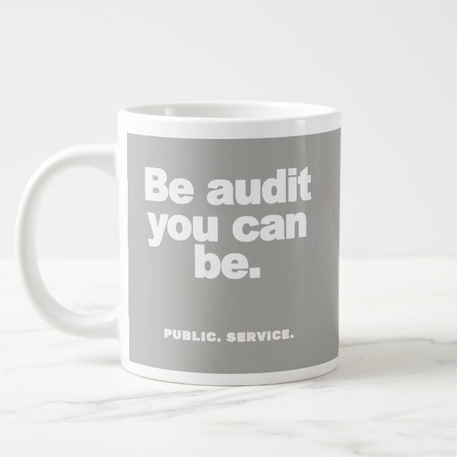 Grande Tasse Soyez audacieux, vous pouvez être - muet (Gauche)