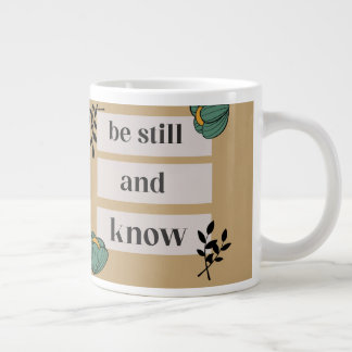 Grande Tasse Soyez immobile et sachez que Mug