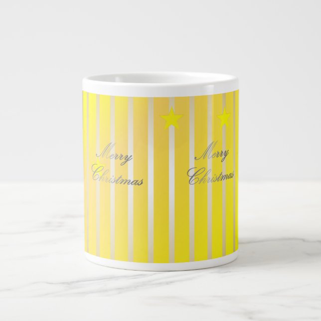 Grande Tasse Soyez joyeux et brillant Boug de spécialité brilla (Devant)