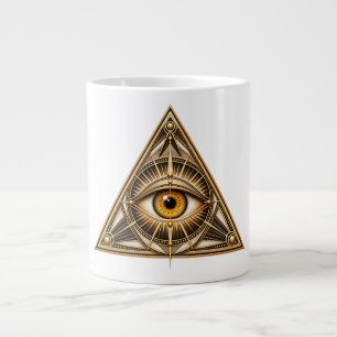 Grande Tasse Spécialité Classique Gilded Providence Œil Omnisci