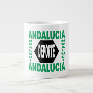 Grande Tasse Spécialité Mug Jumbo blanc ANDALUCIA DEPORTE