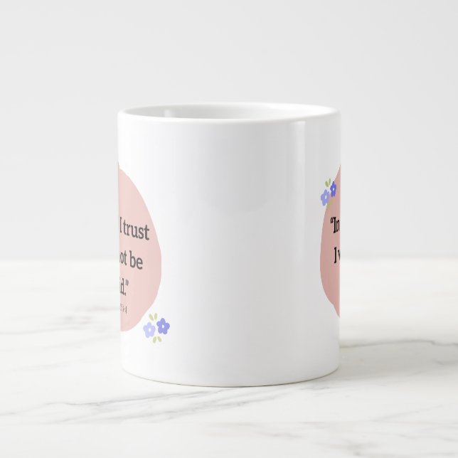 Grande Tasse Specialty Mug with Bible verse (Devant)