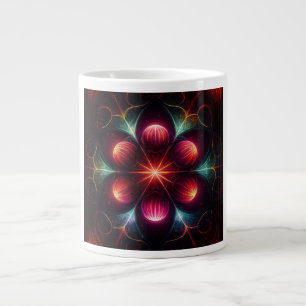 Grande Tasse Spores Sphériques Dans Une Scène De Fantaisie Sauv