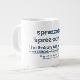 Grande Tasse SPREZZATURA : L'ART ITALIEN DE LA MODE - DenimArt