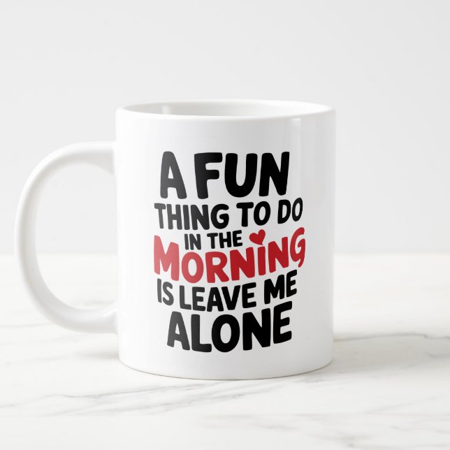 Grande Tasse Standard Mug - Leave me Alone (Gauche)