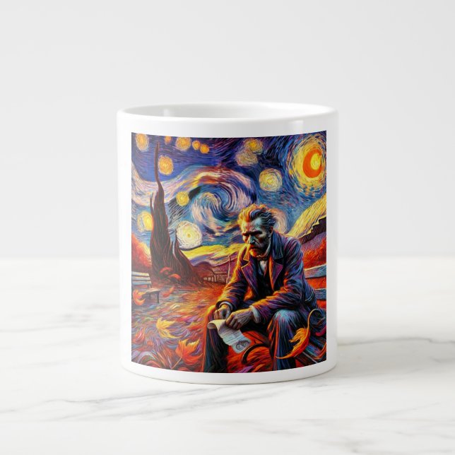 Grande Tasse Starry Night Reflection Mug - Oct 14 Design (Devant)