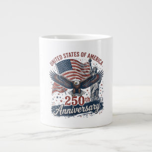Grande Tasse Statue de la Liberté aigle chauve 250e anniversair