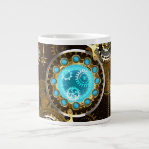 Grande Tasse Steampunk Rusty Background