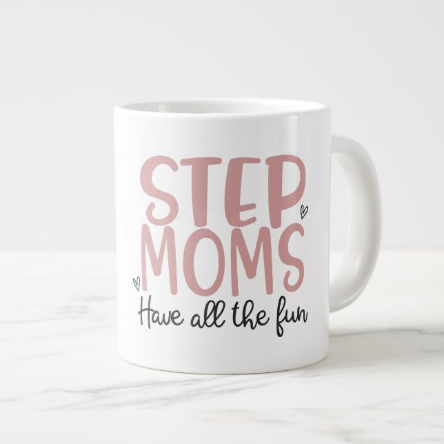 Grande Tasse Step Moms - Jumbo Mug cadeau (Devant droit)
