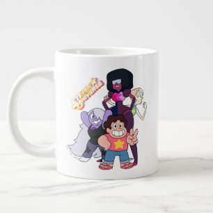 Grande Tasse Steven Universe   Pose du groupe Crystal Gem