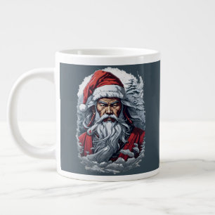 Grande Tasse Striking Samurai Santa Claus