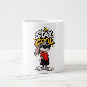 Grande Tasse Style de rue lapin graphique Restez Cool – Urba dr