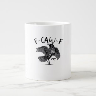 Grande Tasse Style Rétro Classique F Caw F Corbeau