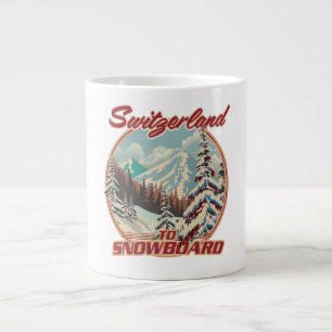 Grande Tasse Suisse pour faire du snowboard