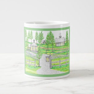 Grande Tasse Sunny Hill Farm Green Jumbo Mug