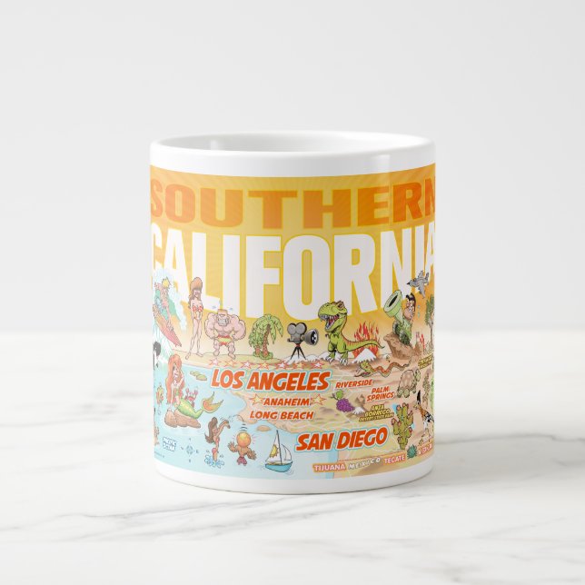 Grande Tasse Sunny Southern California Jumbo Mug (Devant)