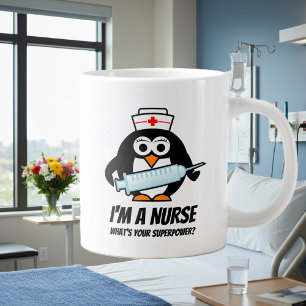 Grande Tasse Super-infirmière grand bonbon gigantesque idée cad