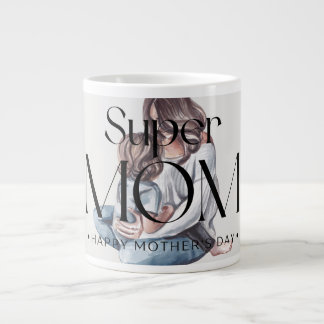 Grande Tasse Super Mom Coffee Mug - Empowering Mom Drinkware
