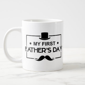 Grande Tasse Superbe première idée de texte pour la fête des pè
