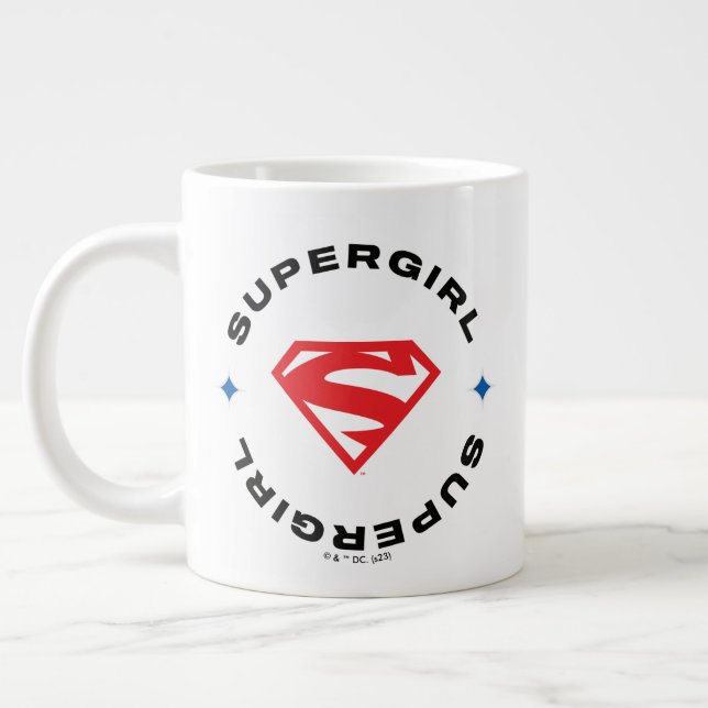 Grande Tasse Supergirl Age of Heroes Circle S-Shield (Gauche)