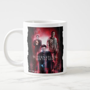 Grande Tasse Supernatural Crowley, Dean et Sam