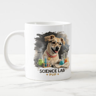 Grande Tasse Superstar du Labo Scientifique Chien Mignon avec d