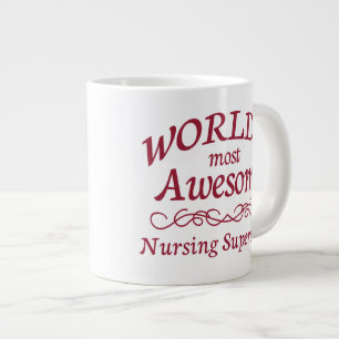 Grande Tasse Superviseur en soins infirmiers le plus génial au