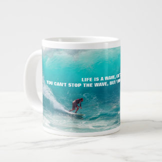 Grande Tasse SURF POSTER DE DEVIS Candy Jar à deux tons