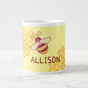 Grande Tasse Sweet Bee Nom personnalisé Spécialité Mug