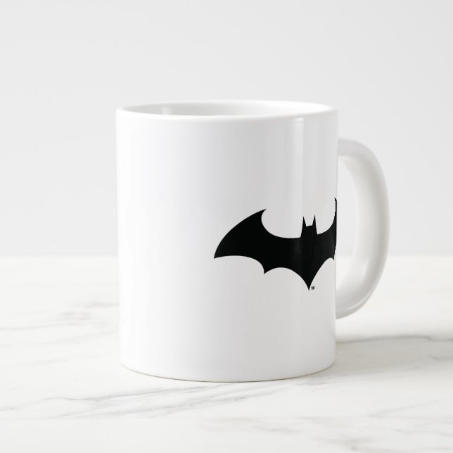 Grande Tasse Symbole Batman | Logo Simple Bat Silhouette (Devant droit)