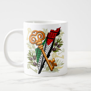 Grande Tasse Symbole clé palestinien du droit au retour