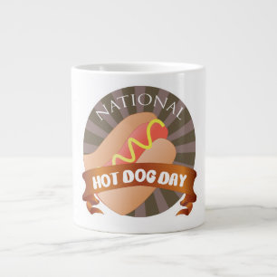 Grande Tasse Symbole de la journée nationale des chiens chauds