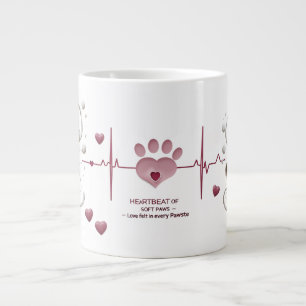 Grande Tasse Symphonie Soft Paws - Mug Jumbo 20 oz avec éléganc