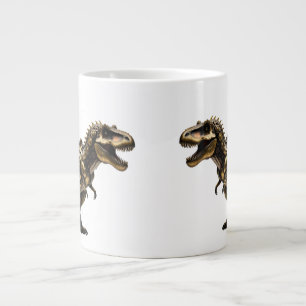Grande Tasse T-Rex Mech Steampunk – Bête Dino en laiton