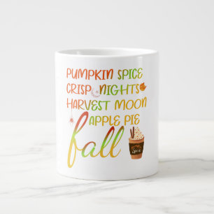 Grande Tasse T-shirt d'automne moon magique Harvest