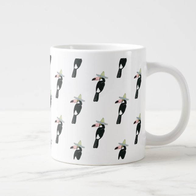 Grande Tasse Taco à propos d'amour | Toucan Sombrero (Droite)