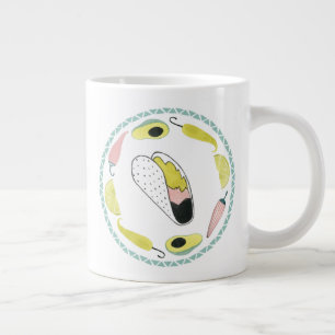 Grande Tasse Taco sur l'amour  Taco Element Circle