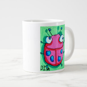 Grande Tasse Taille enorme de la coccinelle de Dina (double